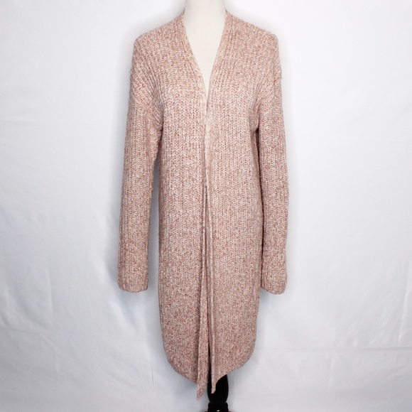 GAP Sweaters - 🌵GAP | Marled Pink Duster Long Cardigan M Tall